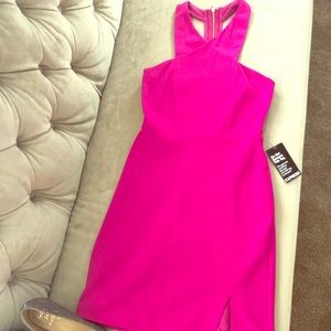 Express fuchsia/hot pink dress, Size 0 NWT